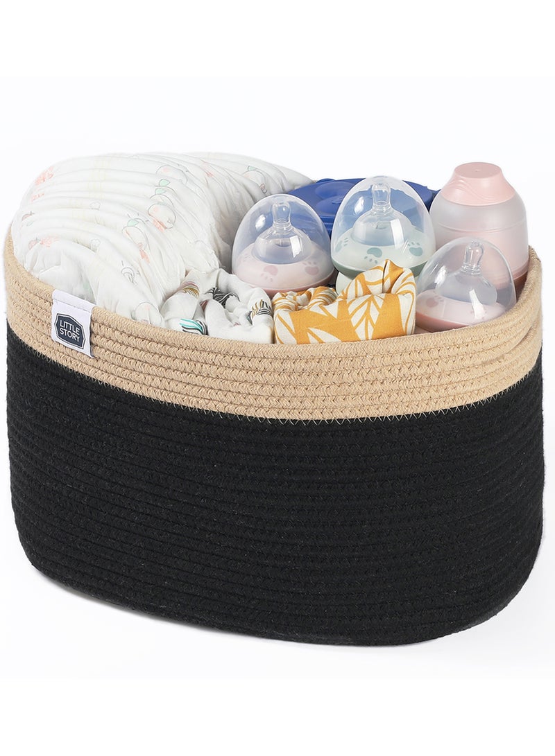 Multipurpose And Laundry Caddy Basket - Black