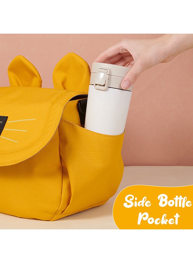 Comfortable And Durable Meow Stroller Diaper Bag - Yellow