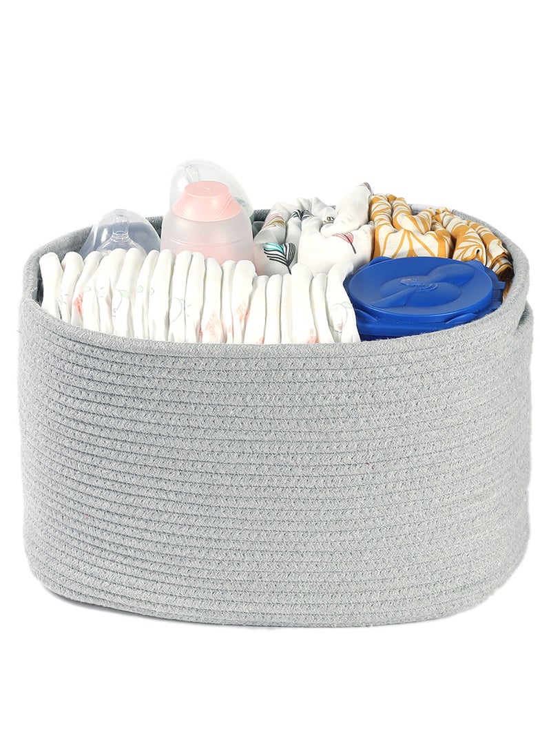 Multipurpose And Laundry Caddy Basket - Grey