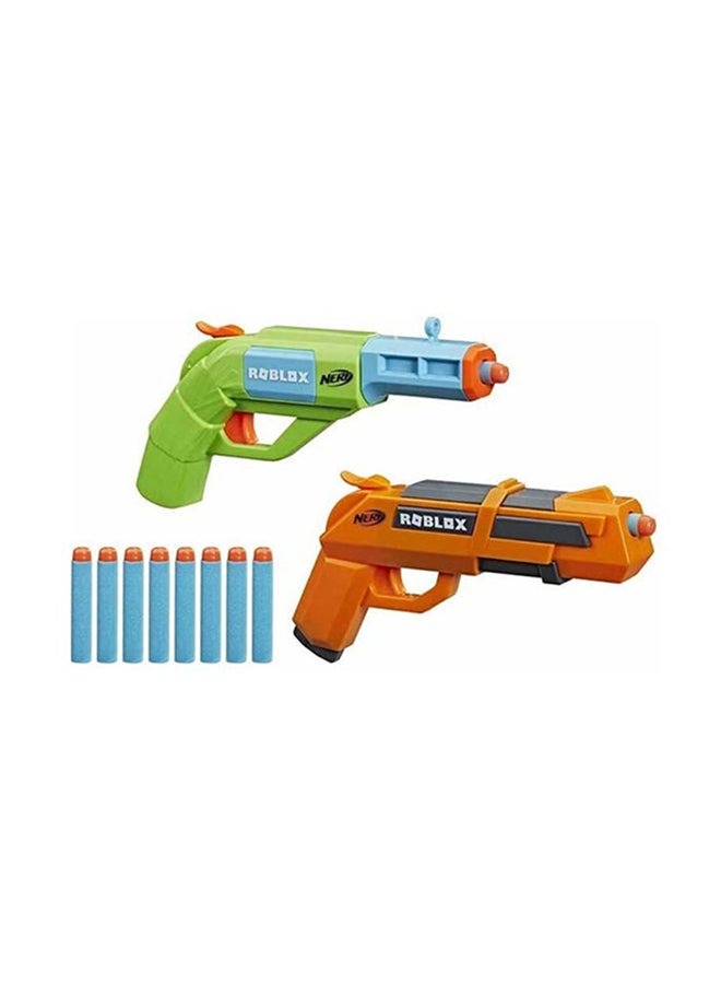 Nerf Roblox JailbreakArmory, Includes 2 Hammer-Action Blasters, 10 Elite Darts, Code To Unlock In-Game Virtual Item