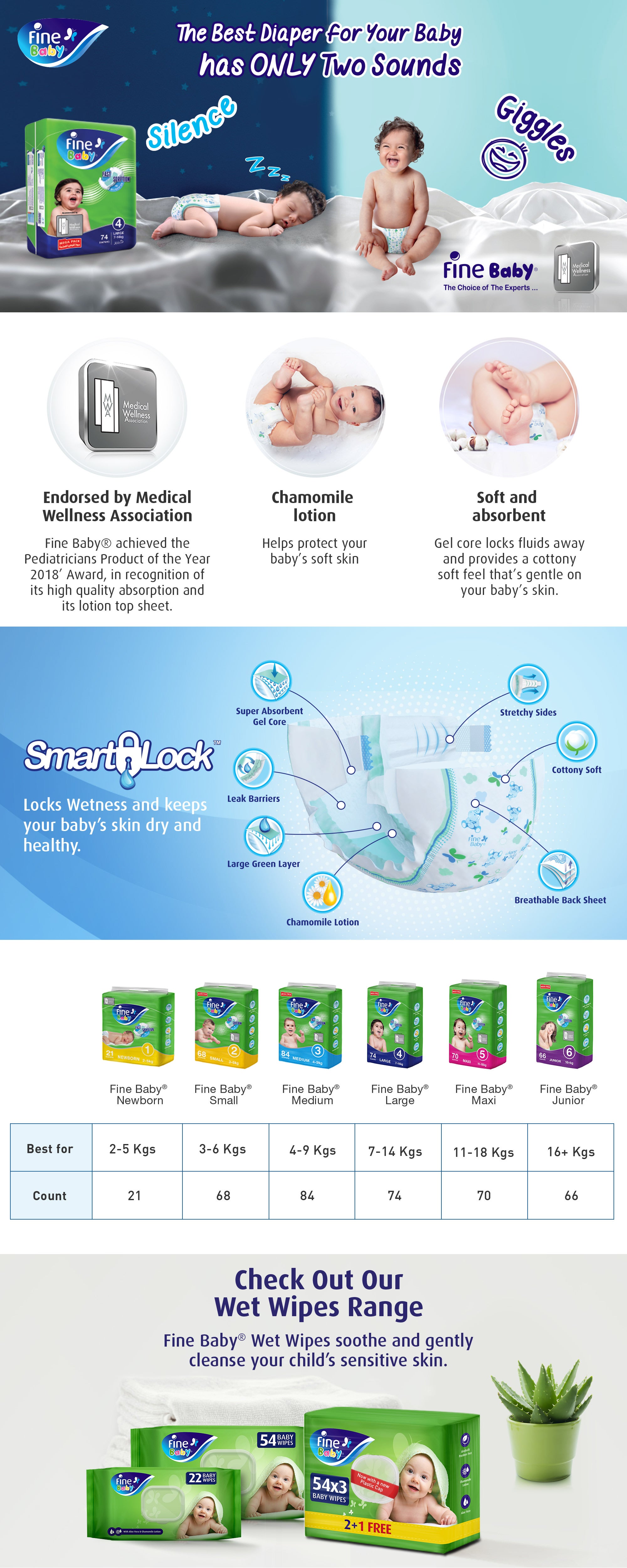 Baby Diapers, Size 5, 11 - 18 Kg, 70 Count - Maxi, Mega Pack, Double Lock Technology Prevents Leakage