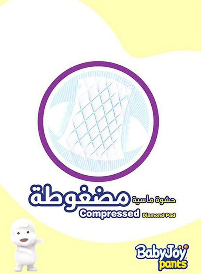 Compressed Culotte Pants Diaper, Size 4, Large, 9-14 Kg, Mega Box, 168 Diapers