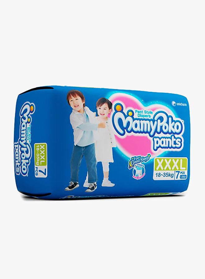 Pant Diapers, Size XXXL, 18-35 Kg, 7 Count