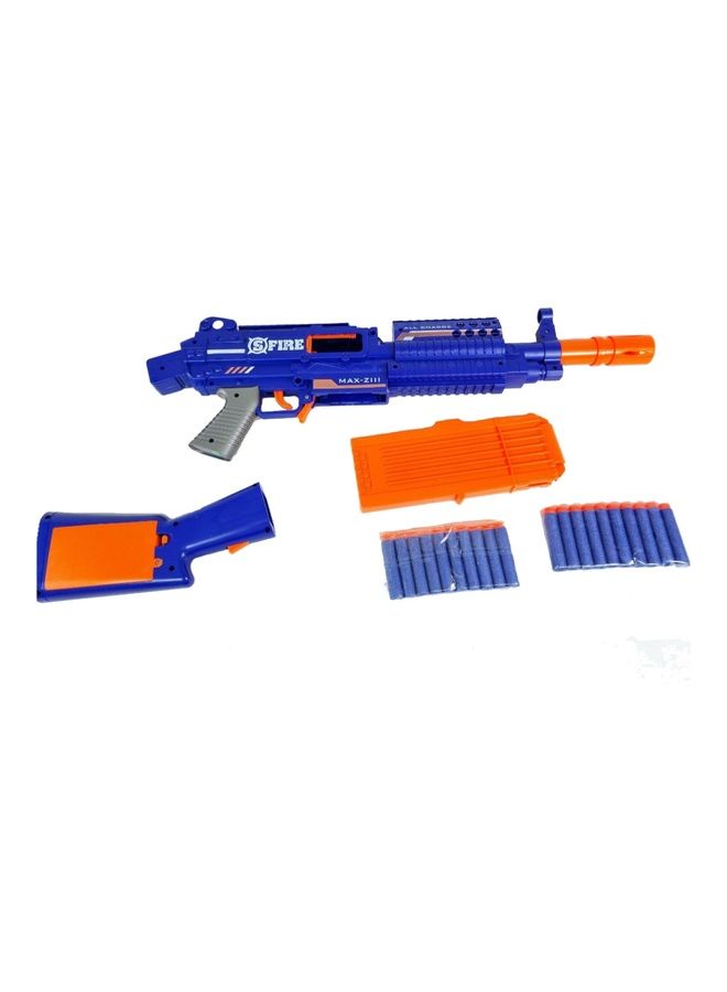 Epic Rage G4A Fortnite S Fire Elite Dart Blaster Electric Gun With 20 Bullets 74x19x5cm