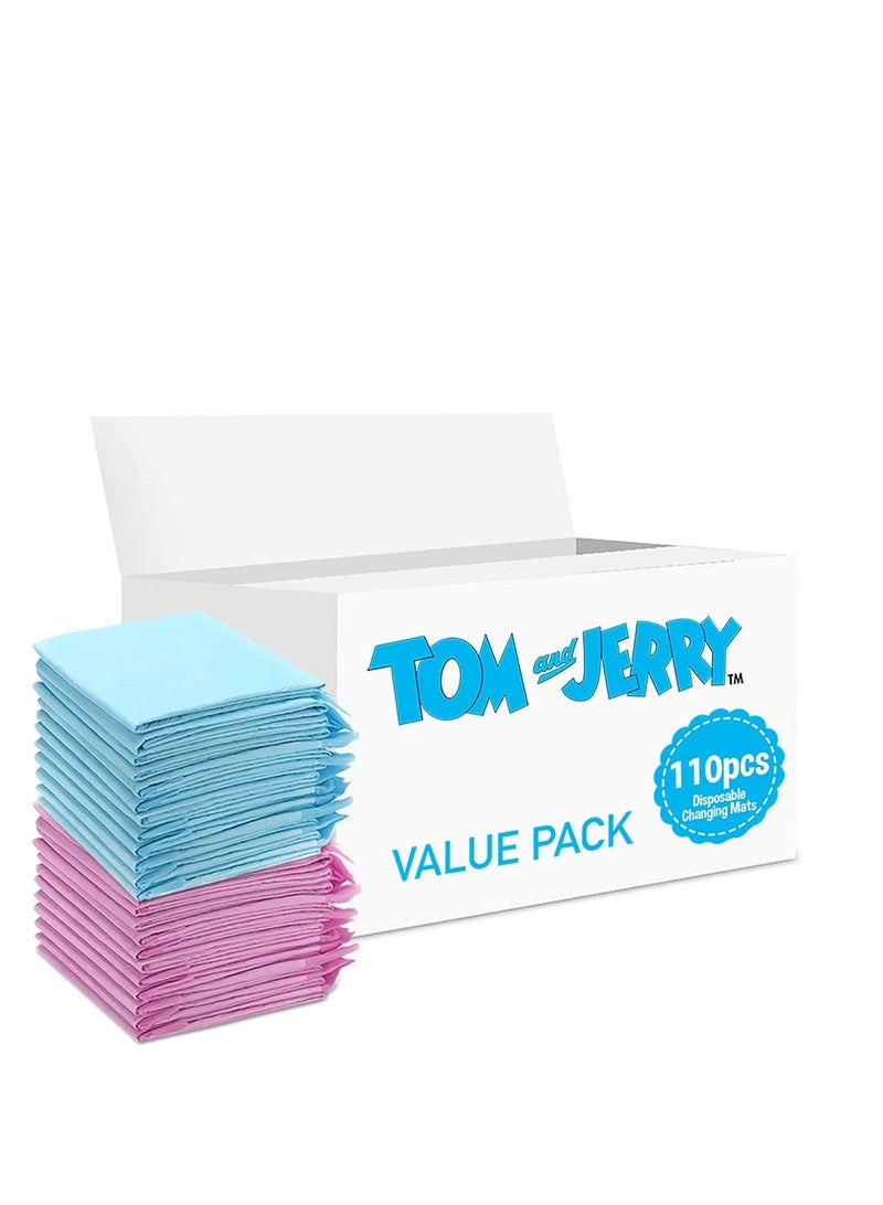 110 Pieces Disposable Changing Mats