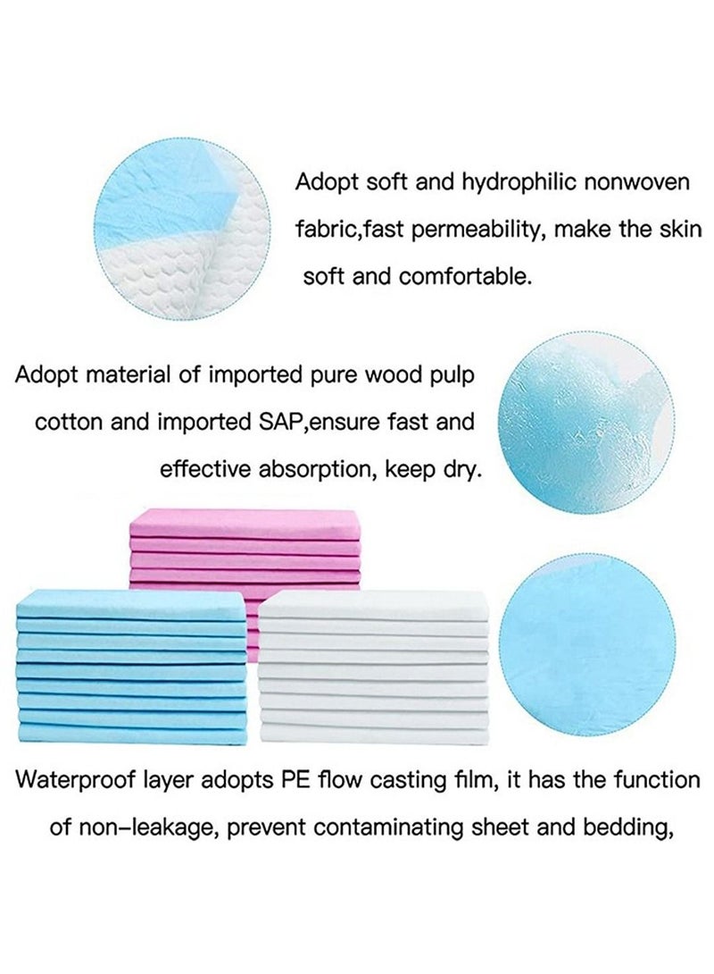 Disposable Changing Mats, 240 Counts, Soft Waterproof Mat, Portable Leak Proof Changing Mat, New Mom Leak-Proof Under pad, Mattress Table Protector Pad