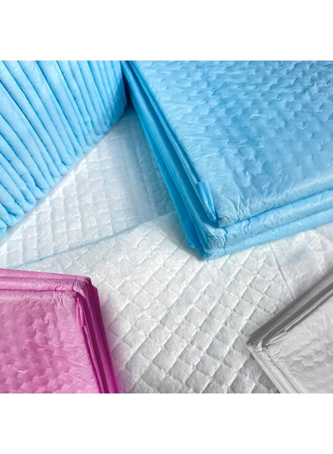 Disposable Changing Mats, 80 Counts, Soft Waterproof Mat, Portable Leak Proof Changing Mat, New Mom Leak-Proof Under pad, Mattress Table Protector Pad