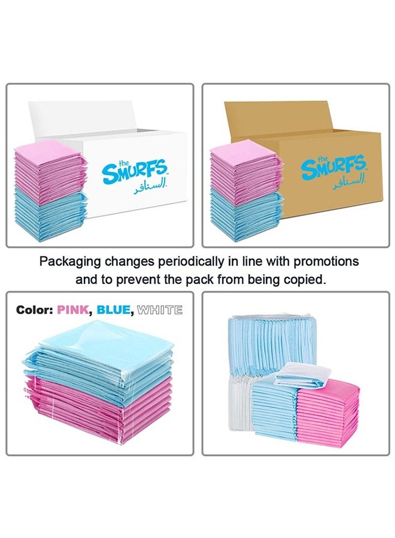 Disposable Changing Mats, 55 Counts, Soft Waterproof Mat, Portable Leak Proof Changing Mat, New Mom Leak-Proof Under pad, Mattress Table Protector Pad