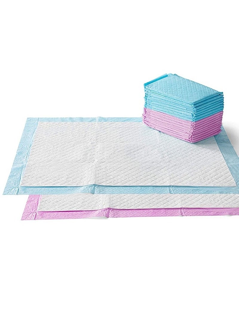 Disposable Changing Mats, 80 Counts, Soft Waterproof Mat, Portable Leak Proof Changing Mat, New Mom Leak-Proof Under pad, Mattress Table Protector Pad