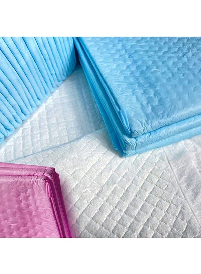 Disposable Changing Mats, 50 Counts, Soft Waterproof Mat, Portable Leak Proof Changing Mat, New Mom Leak-Proof Under pad, Mattress Table Protector Pad