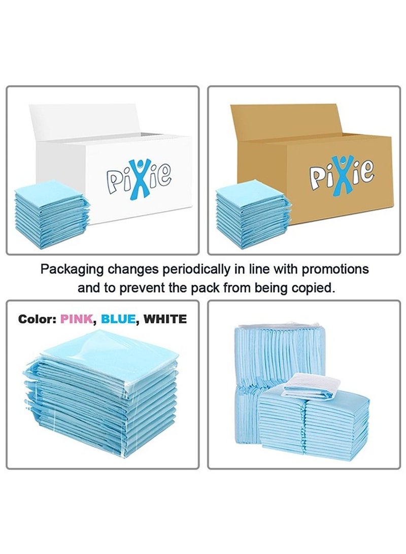 Disposable Changing Mats, 75 Counts, Soft Waterproof Mat, Portable Leak Proof Changing Mat, New Mom Leak-Proof Under pad, Mattress Table Protector Pad