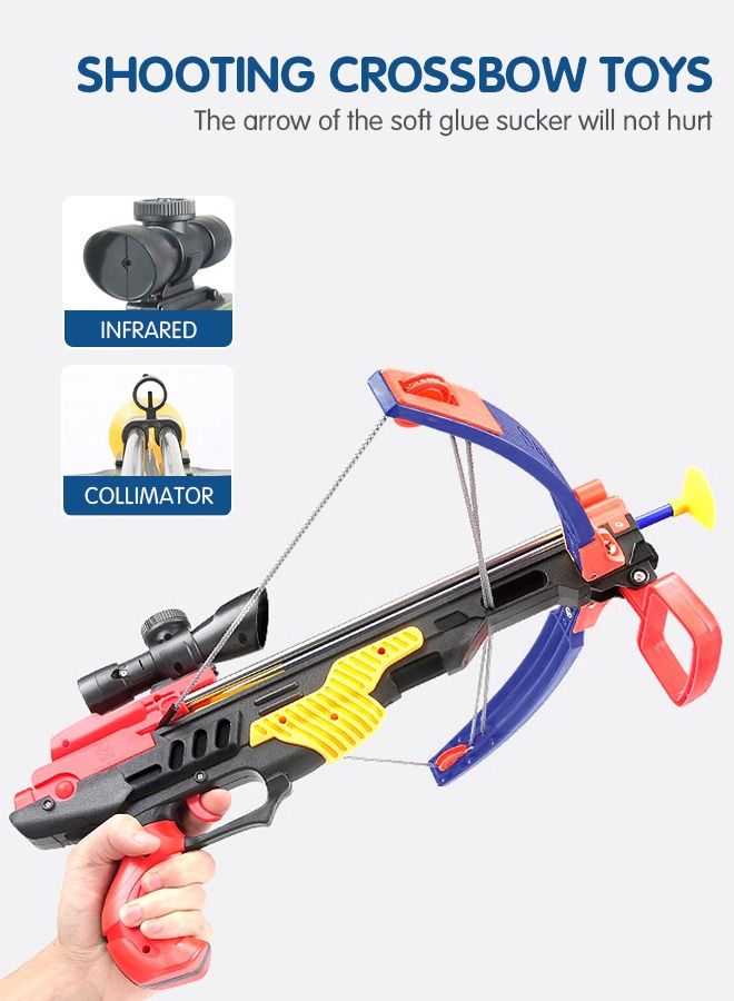 Crossbow Archery Set – Bow and Arrow Set Toy for Kids with 3 Arrows. Great Shooting Game Indoor and Outdoor Pretend Play Game