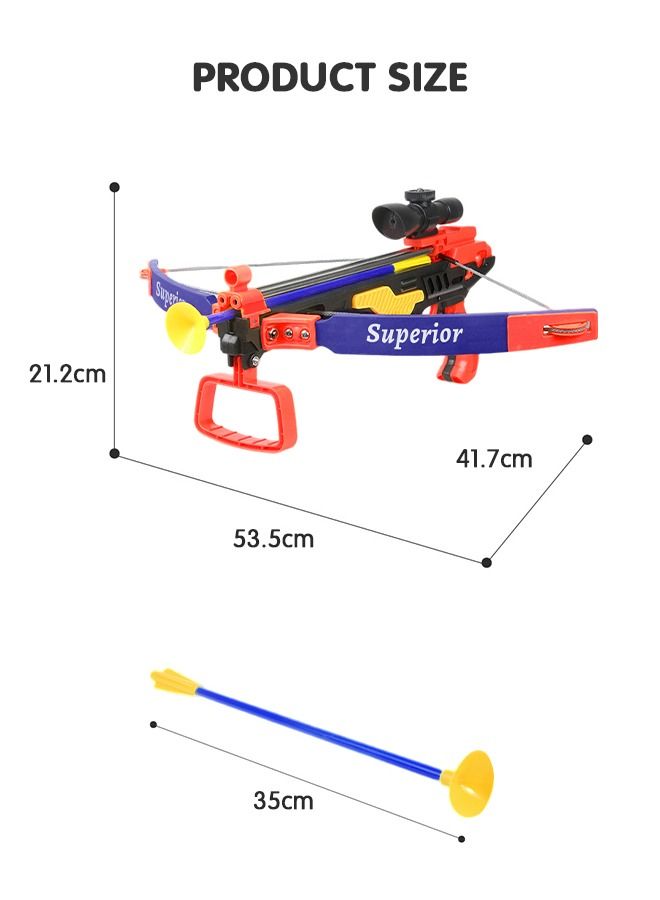 Crossbow Archery Set – Bow and Arrow Set Toy for Kids with 3 Arrows. Great Shooting Game Indoor and Outdoor Pretend Play Game