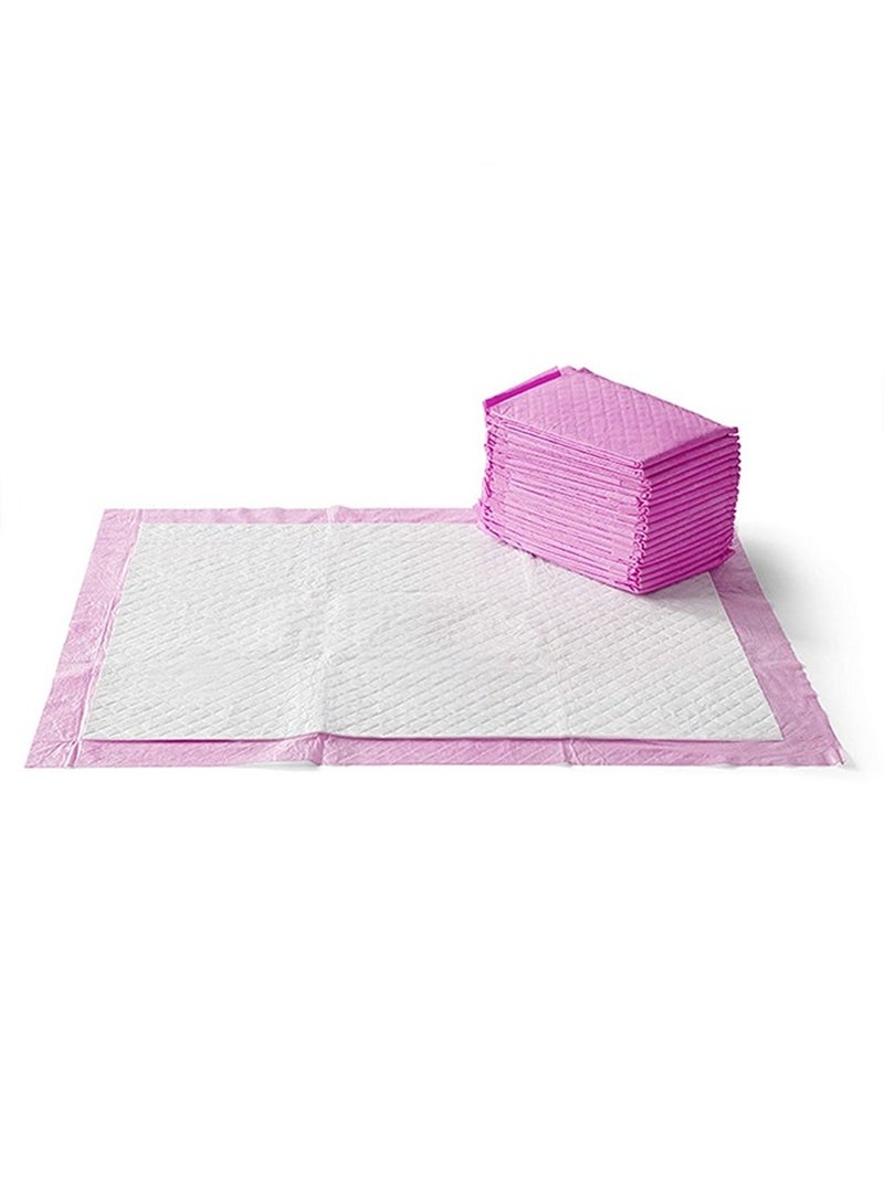 mee mee Disposable Changing Mats 75 Counts Soft Waterproof Mat Portable Leak Proof Changing Mat New Mom Leak Proof Under pad Mattress Table Protector Pad