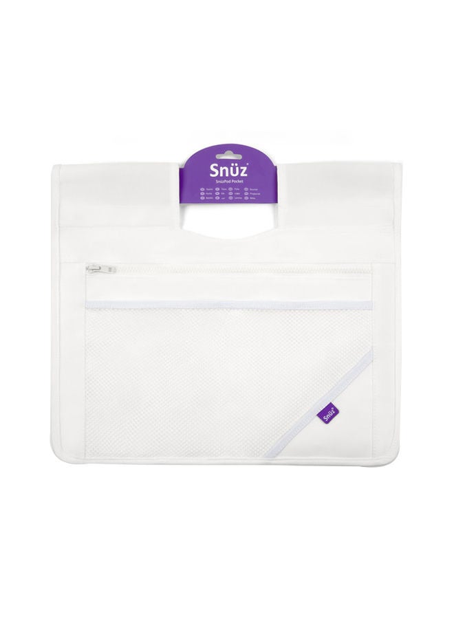 Pod 4 Storage Pocket, Multiple Pockets, Canvas Fabric, Hand Washable, Dimension 36Cm X 40Cm - White