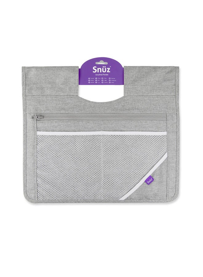 Pod 4 Storage Pocket, Multiple Pockets, Canvas Fabric, Hand Washable, Colour - Grey, Dimension - 36Cm X 40Cm