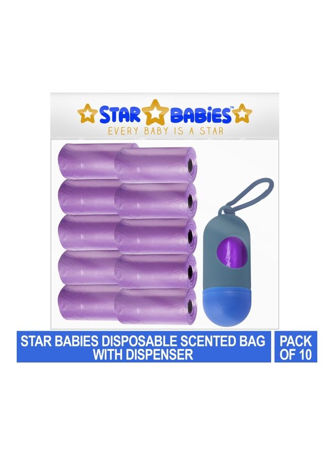 Pack Of 10 Disposable Scented Bags