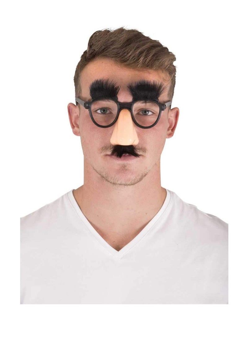 5 Pcs Funny Glasses with Big Nose Eyebrows and Mustache, Disguise Glasses, Perfect Party Favors, Suitable for parties, funny photos