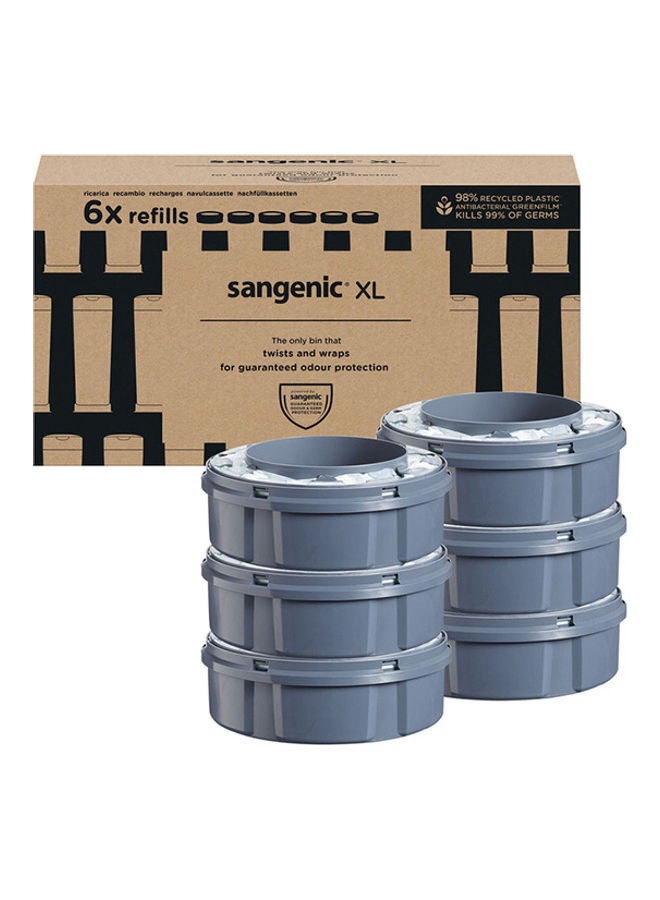 Sangenic Xl Cassette 6Pk Refill Uk