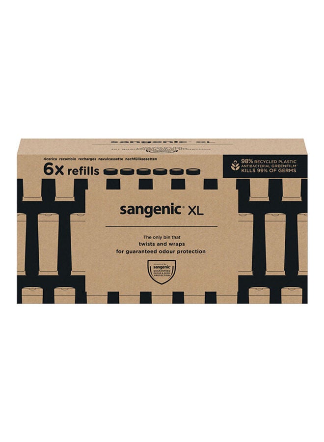 Sangenic Xl Cassette 6Pk Refill Uk