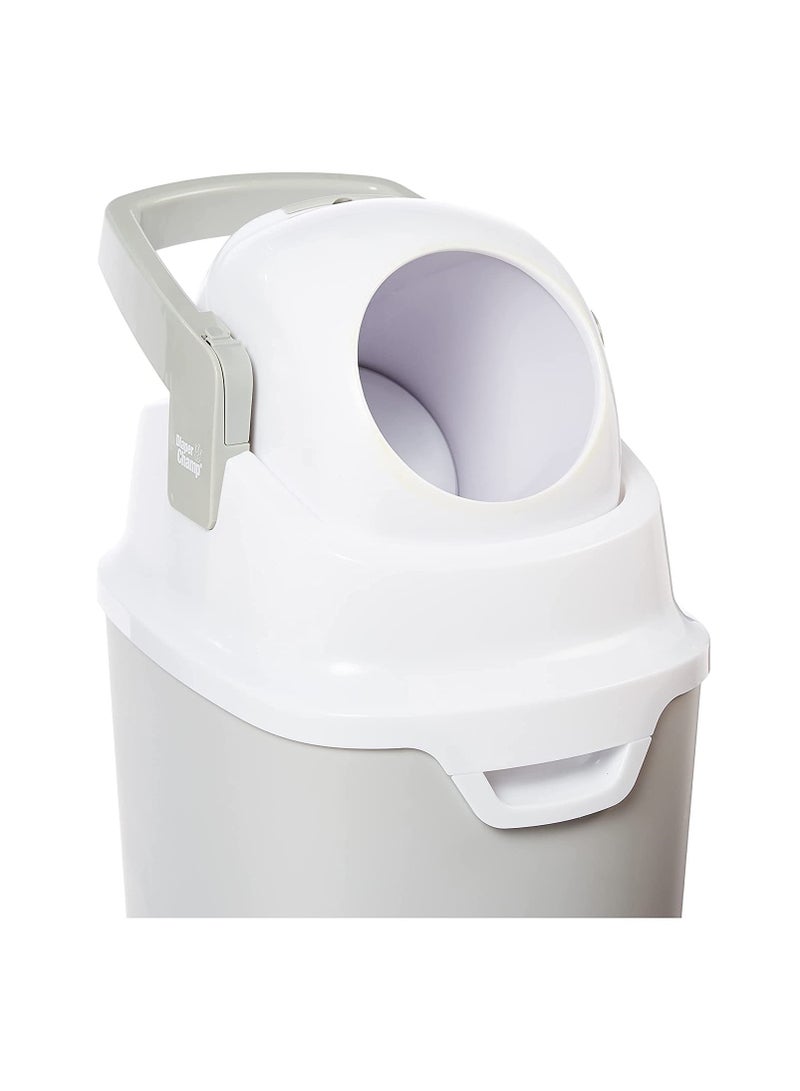 Diaper Champ Maxi Handsfree Plus Diaper Pail Silver