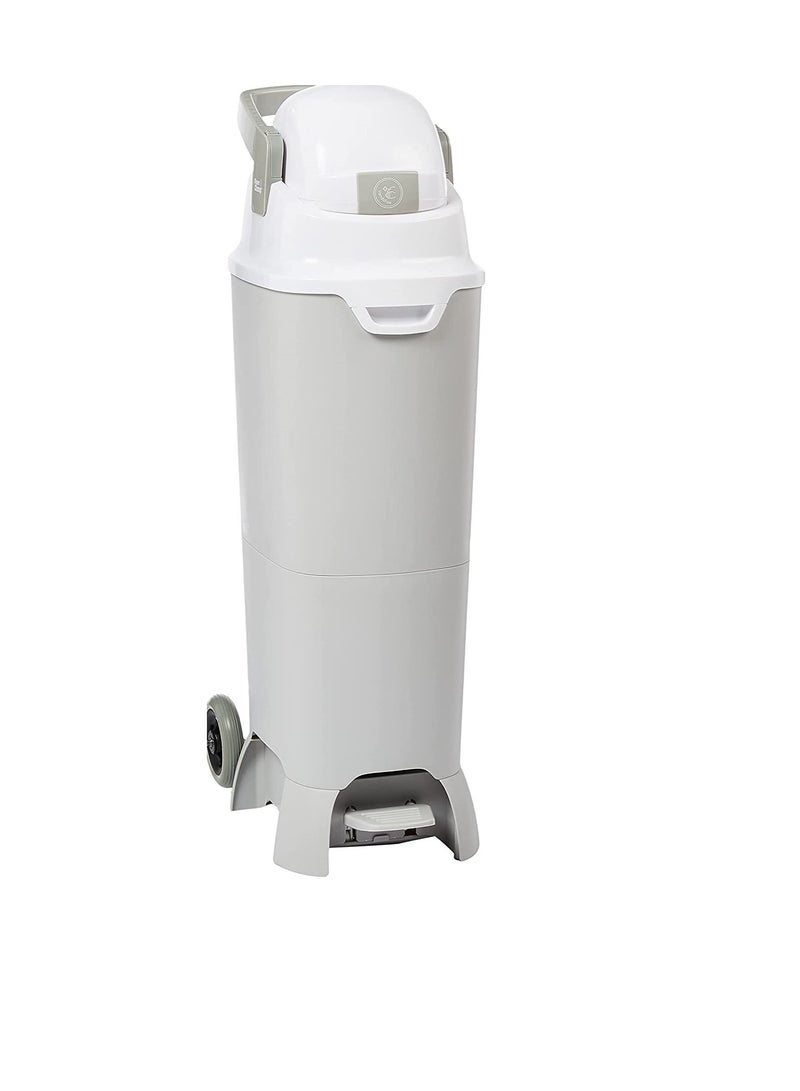 Diaper Champ Maxi Handsfree Plus Diaper Pail Silver