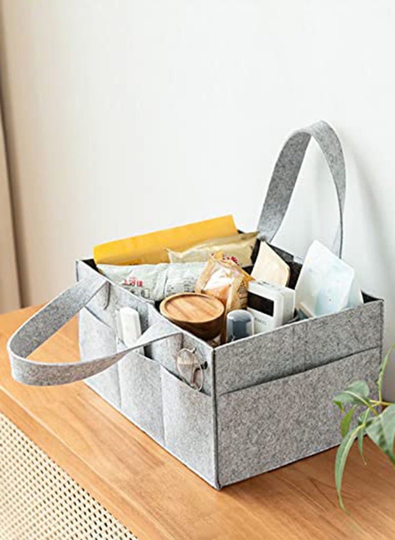 Baby Diaper Organizer Basket Nursery Diapers Table Durable Caddy Bag