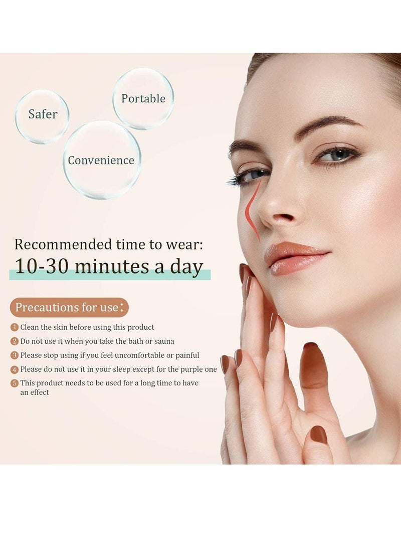 Nose Shaper Clip Nose Up Lifting Shaping Shaper Clip Nose Shapers Silicone Clamp Clip Nose Straighteners for Natural Nose up Slimmer Lifting Shaping 5 Pieces Nose Shaper for Women