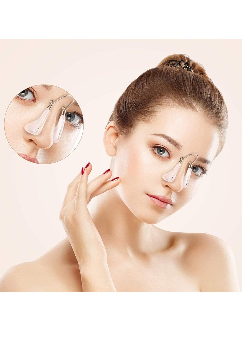 Nose Shaper Clip Nose Up Lifting Shaping Shaper Clip Nose Shapers Silicone Clamp Clip Nose Straighteners for Natural Nose up Slimmer Lifting Shaping 5 Pieces Nose Shaper for Women