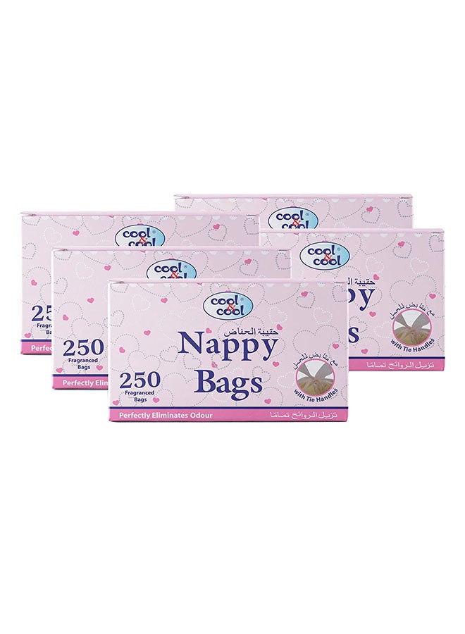 Pack Of 5 Nappy Bags Mega Pack