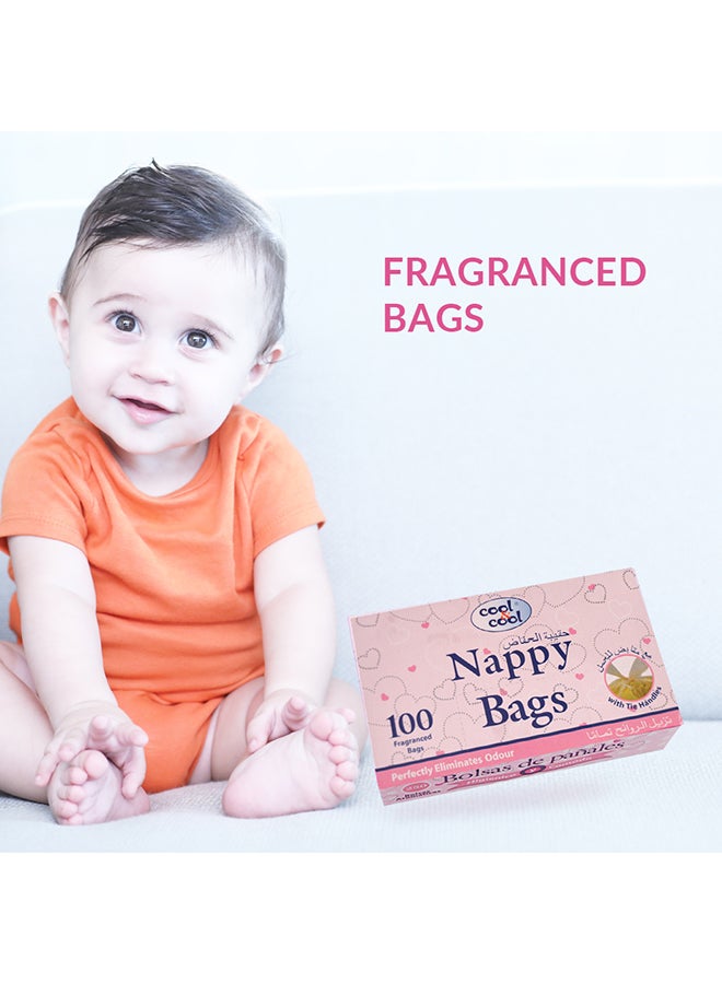 Nappy Bags 100'S Pack Of 20