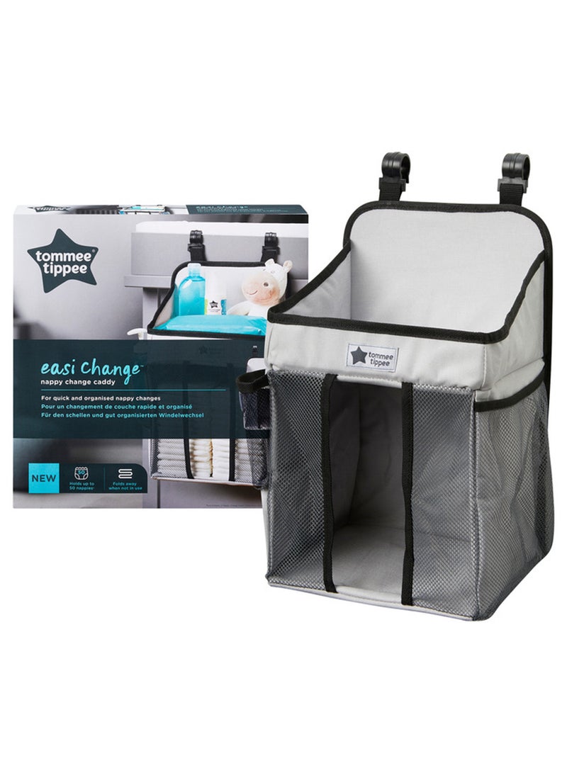 Nappy Caddy, Changing Table Nappy Organiser CaddyFor Nursery, Grey