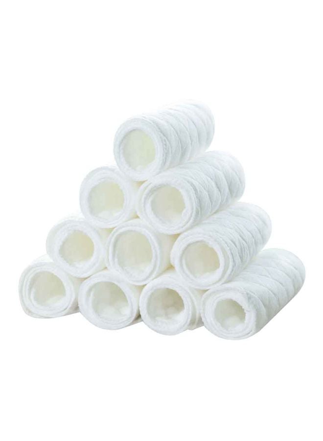 10Piece 3 Layer Cotton Absorbent Diaper Inserts