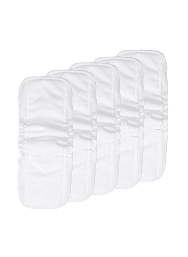 5-Piece Washable Resuable Diapers Inserts Liner Set