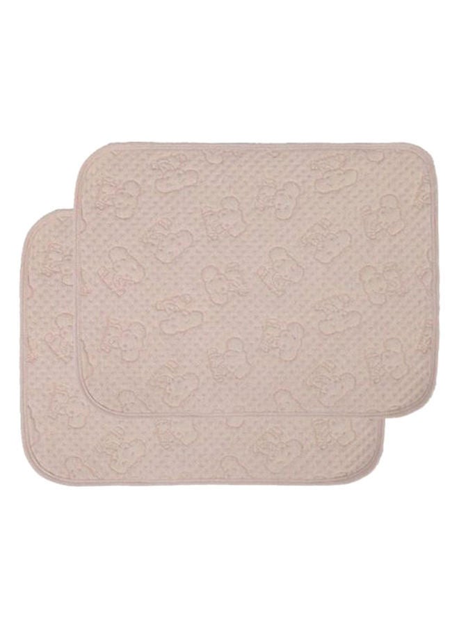 2-Piece Waterproof Baby Diaper Changing Pad Set