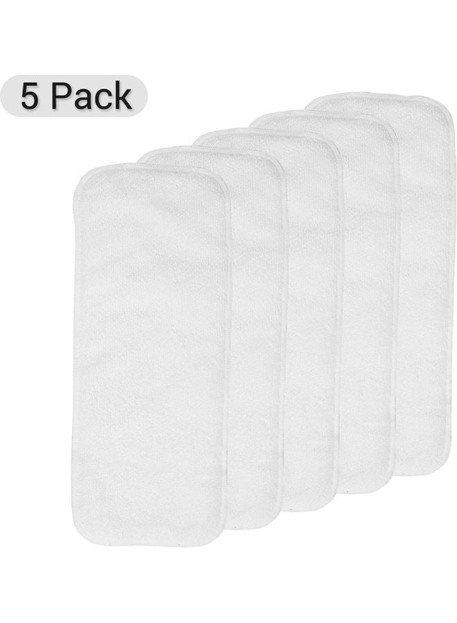 5-Piece Washable Reusable Diapers Inserts Liner Set