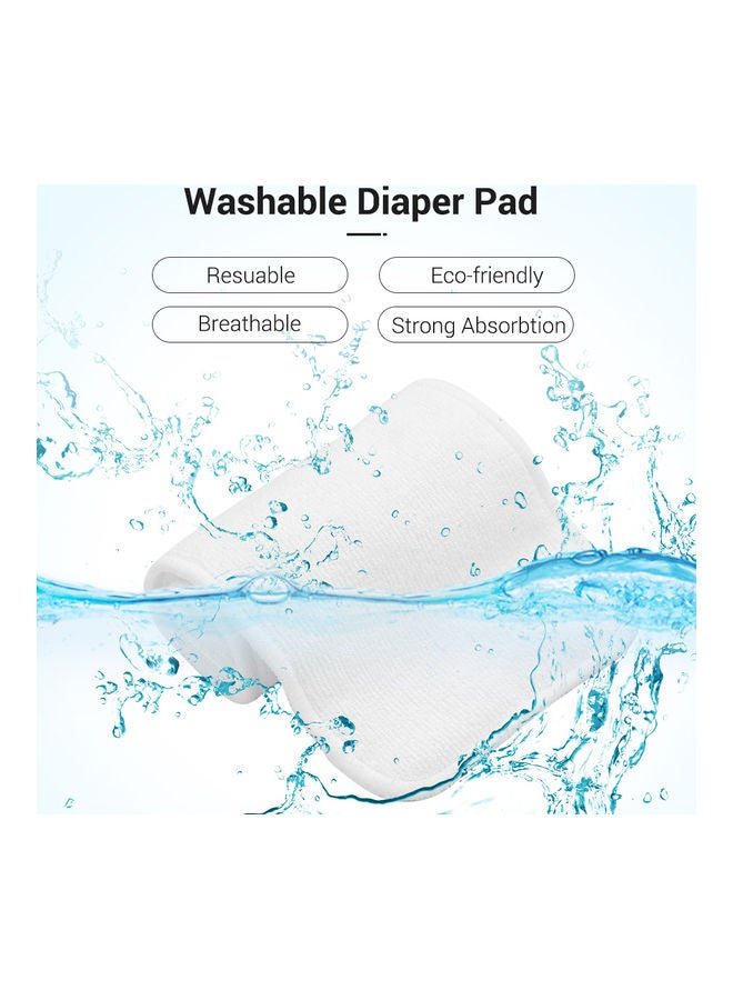 5-Piece Washable Reusable Diapers Inserts Liner Set