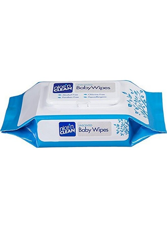 Baby Wipes Softpack With Aloe Unscented Hypoallergenic 2 Packs Of 80 Wipes (Total 160)