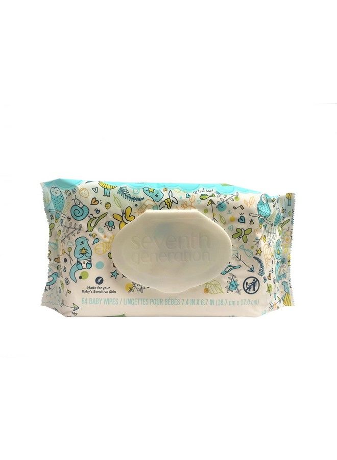 Free & Clear Baby Wipes 64 Ea (Pack Of 4)