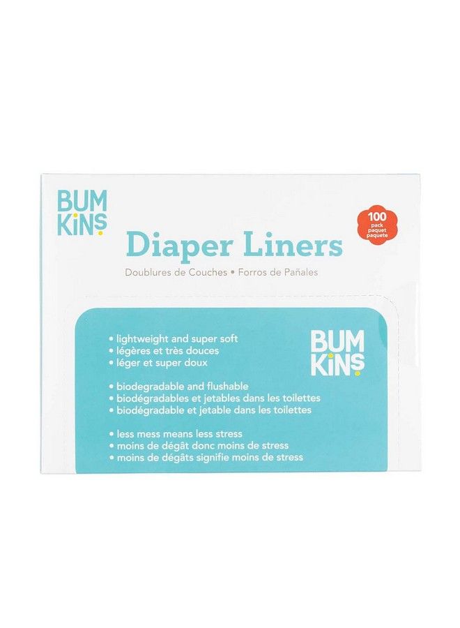 Disposable Cloth Fabric Diaper Liner Biodegradable Neutral 100 Count (Pack Of 1)