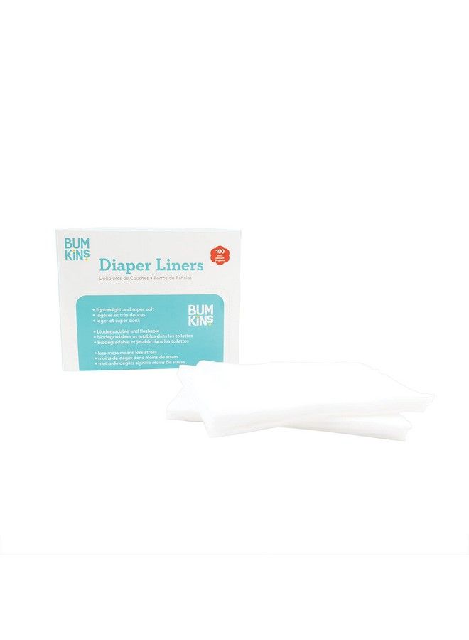 Disposable Cloth Fabric Diaper Liner Biodegradable Neutral 100 Count (Pack Of 1)