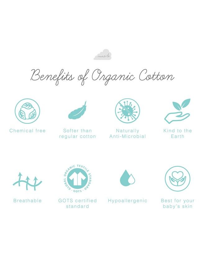 Organic Cotton Baby Changing Mat For Newborn Baby Essentials Unisexelephant Green