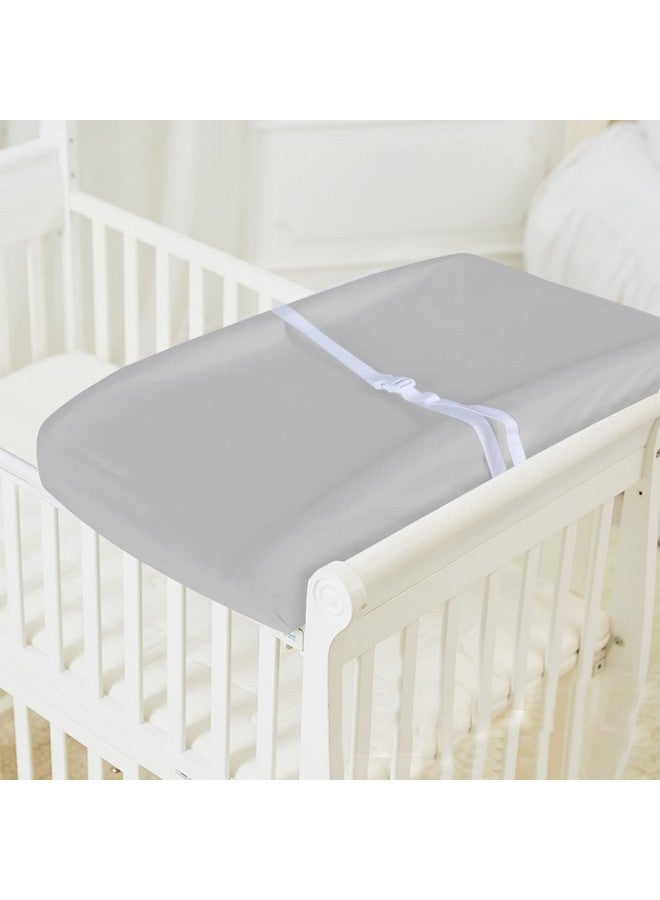 Changing Pad Covers Beige Grey For Boys Girls Cotton 2 Pack Unisex Changing Table Pad Cover Cradle Sheet Soft And Breathable 16