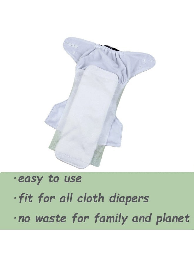 Bamboo Cloth Diaper Liners Biodegradable (2 Pack/200 Sheets) For Ecofriendly Diapering