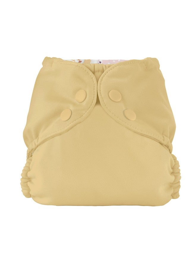 Cloth Diaper Outer Waterproof Cloth Diaper Cover Swim Diaper Leak Proof And Breathable Layer Over Prefolds Flats Or Fitteds Reusable Diaper With Snap Closure Size 1 (7 17Lbs) Barley