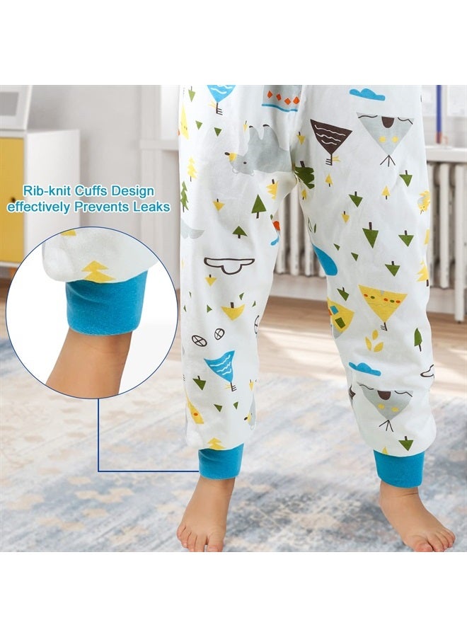 Diaper Pants Waterproof Diaper Short for Boys Potty Training Pants Nighttime Bedwetting Uderwear for Kids Pack of 2