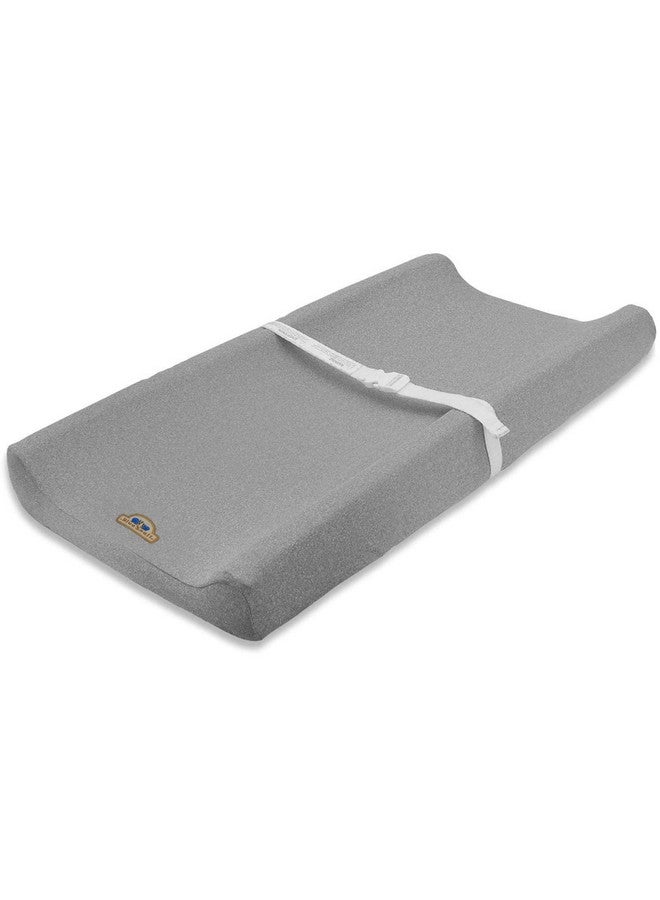Super Soft And Stretchy Changing Pad Cover 2Pk By Bluesnail (Heather Grey)