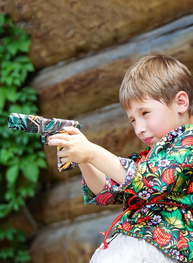 Soft Bullet Gun Toys 1911 Colt Foam Blasters Toy Pistol RoboCop Pattern, 30-PCs EVA Safety Foam Soft Bullet Darts, Shell Ejecting Shooting Games Educational Model Toys Gifts Guns Pistol