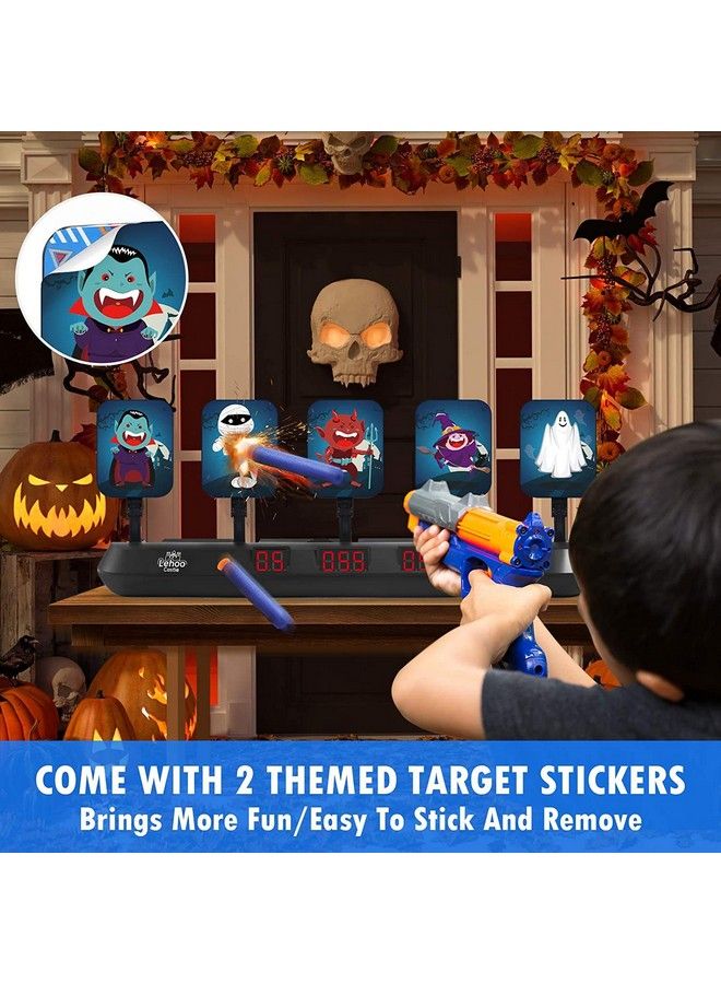 Shooting Targets For Nerf 5 Targets Shooting Games For Kids Digital Scoring Nerf Guns Target Gifts For 5 6 7 8 9 10 Year Old Boy