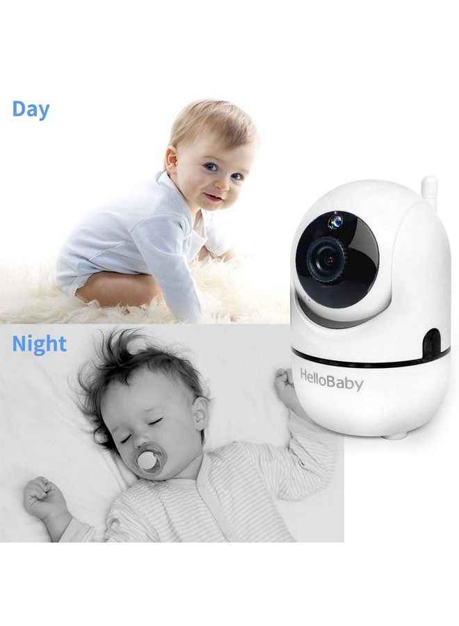 Video Baby Monitor With Remote Camera Pantiltzoom 3.2 Color Lcd Screen Infrared Night Vision Temperature Display Lullaby Two Way Audio